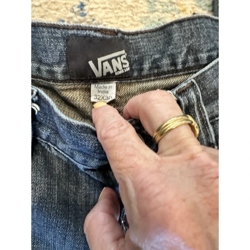 Vans Mens Size‎ 32 X 30 Straight Leg Denim Jeans Skate Jeans